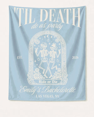 Til death do us party - Tarot-inspired Banner Chambray