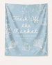 Fresh Off the Market Banner Chambray