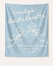 Last Toast on the Coast - Bow Cocktail Bach Banner Chambray