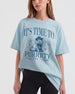 I'm Getting Meowied Bow T-Shirt Chambray