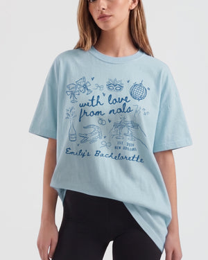 With Love from Nola T-Shirt Chambray