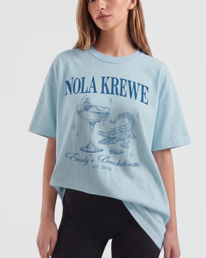 Nola Krewe, Nola Bride T-Shirt Chambray