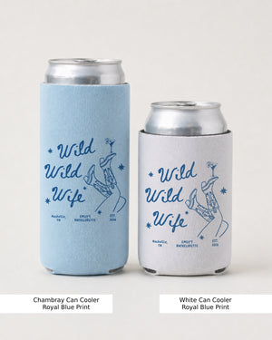 Wild Wild Wife DID000083 Can Cooler Chambray