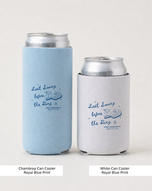 Last Swing Before the Ring - Pickleball Can Cooler Chambray