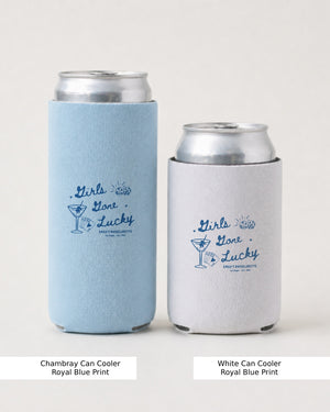 Girls Gone Lucky Can Cooler Chambray