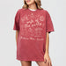 Comfort Colors® Wife of The Party Bachelorette Party Matching Shirts Custom Bachelorette Shirt Personalized Future Mrs Tee Bridal Party Gift - Crimson Product Image