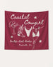 Coastal Cowgirl Banner Crimson