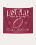 Last Play Before the Big Day - Football Banner Crimson