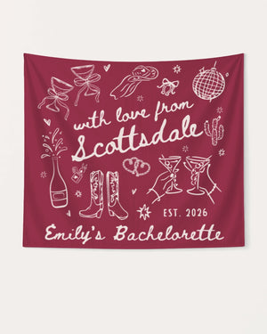 With Love from Scottsdale Banner Crimson