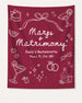 Margs & Matrimony Banner Crimson