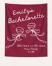 Last Toast on the Coast - Bow Cocktail Bach Banner Crimson