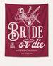 Bride or Die and Ride or Die Banner Crimson