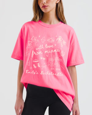 With Love from Miami T-Shirt Crunchberry