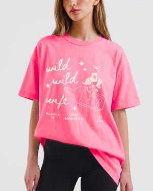 Wild Wild Wife Cowgirl Tequila T-Shirt Crunchberry