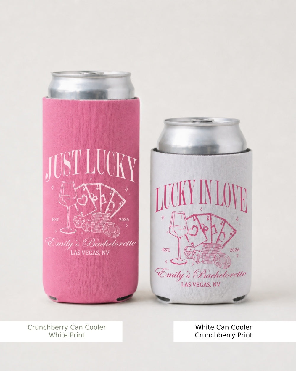 Lucky In Love Wine Cards Can Cooler Crunchberry
