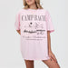 Blossom pink shirts for a camping bachelorette party, bridesmaid proposal, or outdoor bach crew weekend celebrating the bride-to-be
