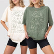 Cozy camping shirts for a bachelorette party, matching bridesmaid and bride outfits for a lake or mountain wedding weekend