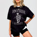 Disco bride bachelorette party shirt in black with fun 70s style graphics perfect for the dancing queen or last fling before the ring
