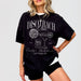 Fitted black cotton disco bachelorette party shirt, customized merch for the bride-to-be and her squad to celebrate the last fling before the ring