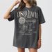 Pepper cotton disco bachelorette shirt customized with names for the bride-to-be and her bridal party to wear during the last fling celebrations