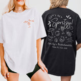 Custom Let&#39;s Get Spritzy Bachelorette Sweatshirt Love At First Spritz Bachelorette Party Shirt Aperol Spritz Sun Summer Beach Bach Hoodie - matching Image
