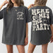 Customizable pepper colored cotton shirt with retro disco style print, perfect for bachelorette parties and bridal shower gifts