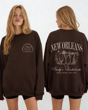 New Orleans Sweatshirt Dark Chocolate