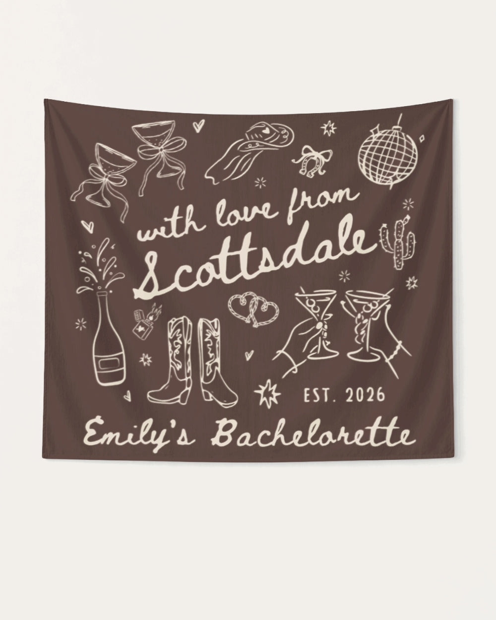 With Love from Scottsdale Banner Espresso