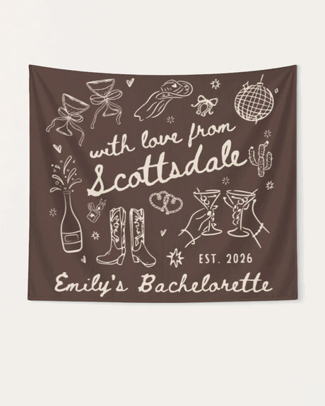 With Love from Scottsdale Banner Espresso