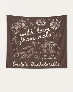 With Love from Nola Banner Espresso