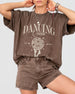 Dancing Queen, Disco Bride T-Shirt Espresso