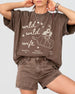Wild Wild Wife Cowgirl Tequila T-Shirt Espresso