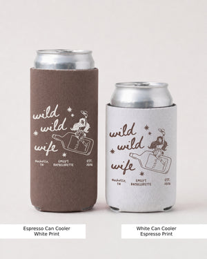 Wild Wild Wife Cowgirl Tequila Can Cooler Espresso