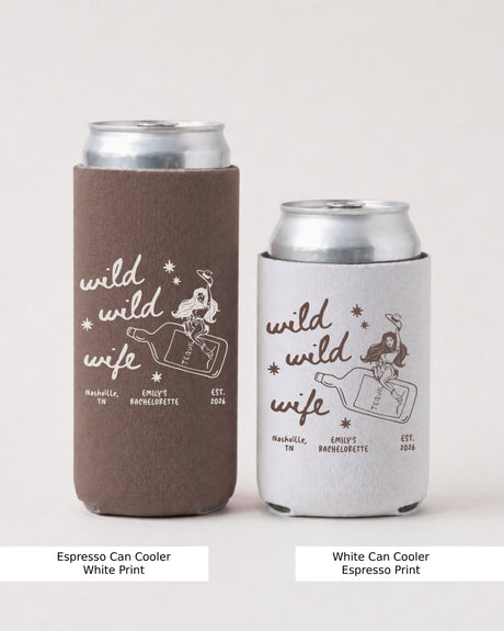 Wild Wild Wife Cowgirl Tequila Can Cooler Espresso