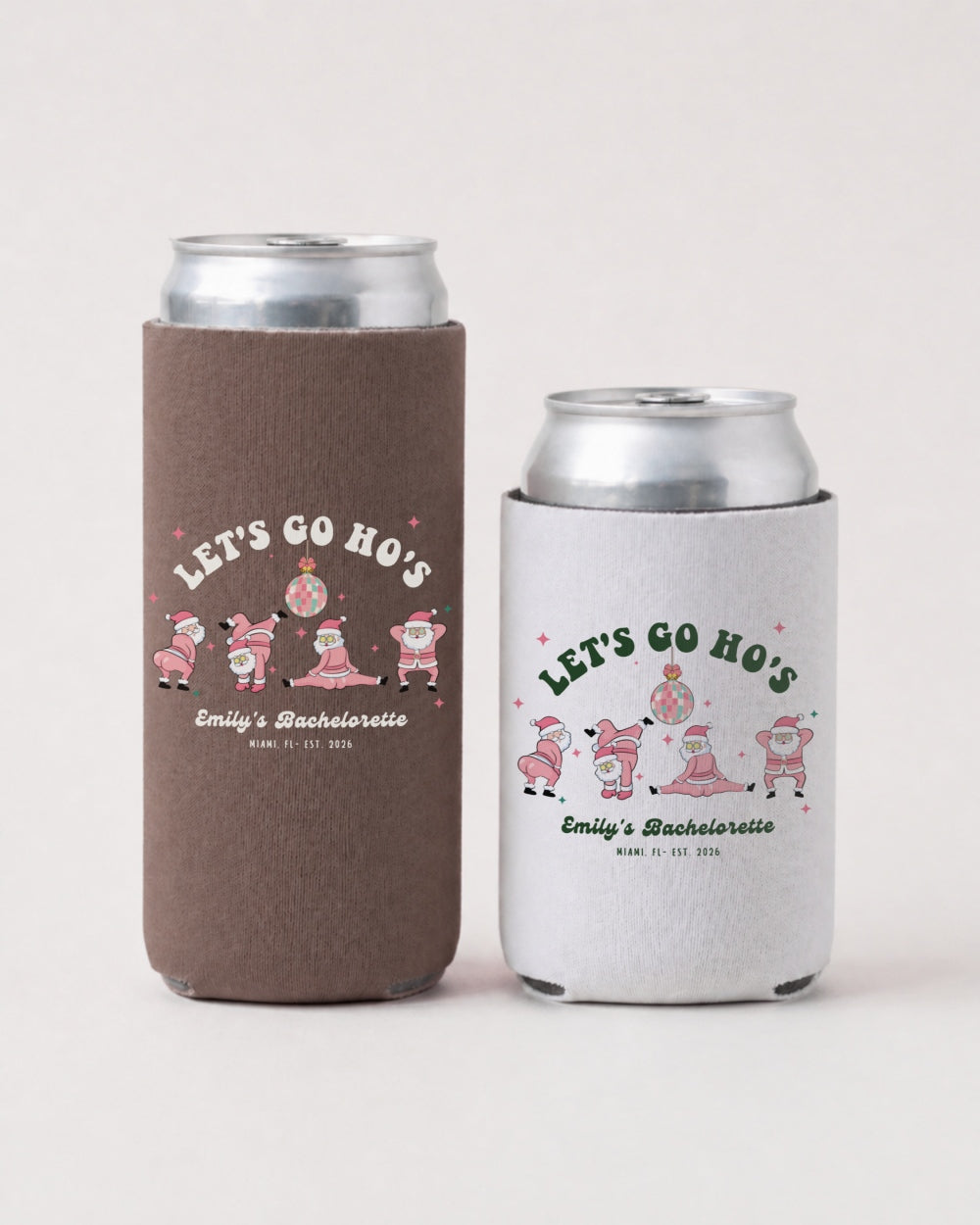 Let's Go Ho's Can Cooler Espresso