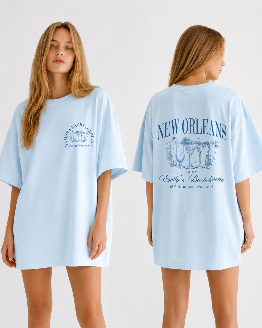 New Orleans T-Shirt Chambray