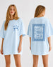 Last toast on the coast - Stripes T-Shirt Chambray