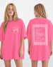 Last toast on the coast - Stripes T-Shirt Crunchberry