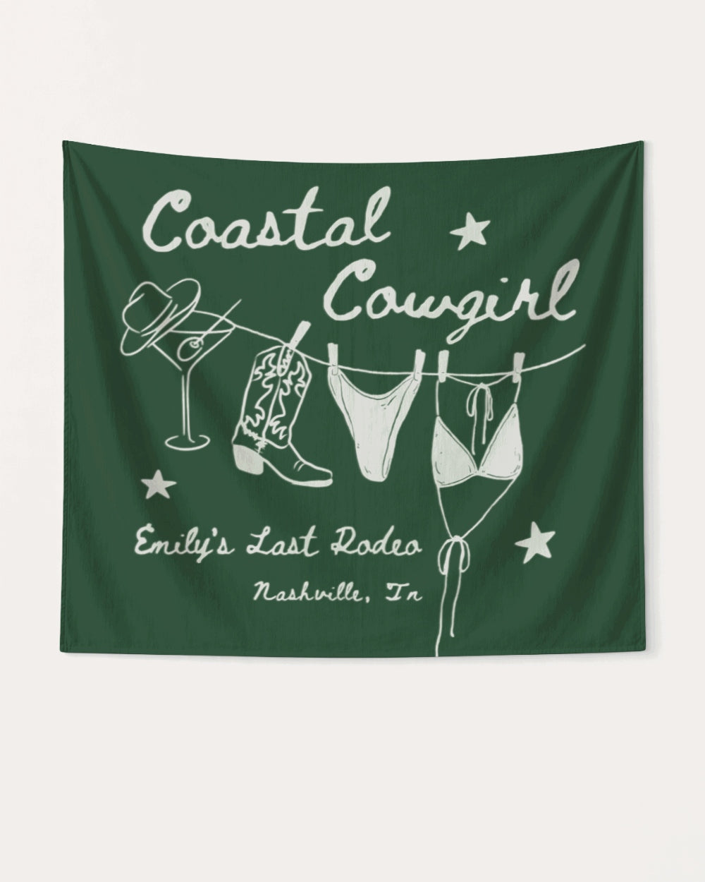 Coastal Cowgirl Banner Hemp
