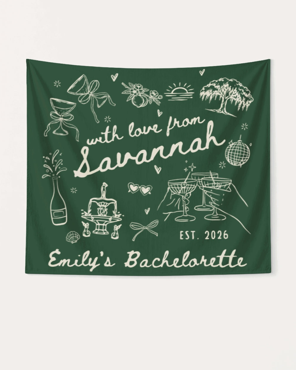 With Love from Savannah Banner Hemp
