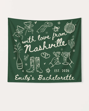 With Love from Nashville Banner Hemp
