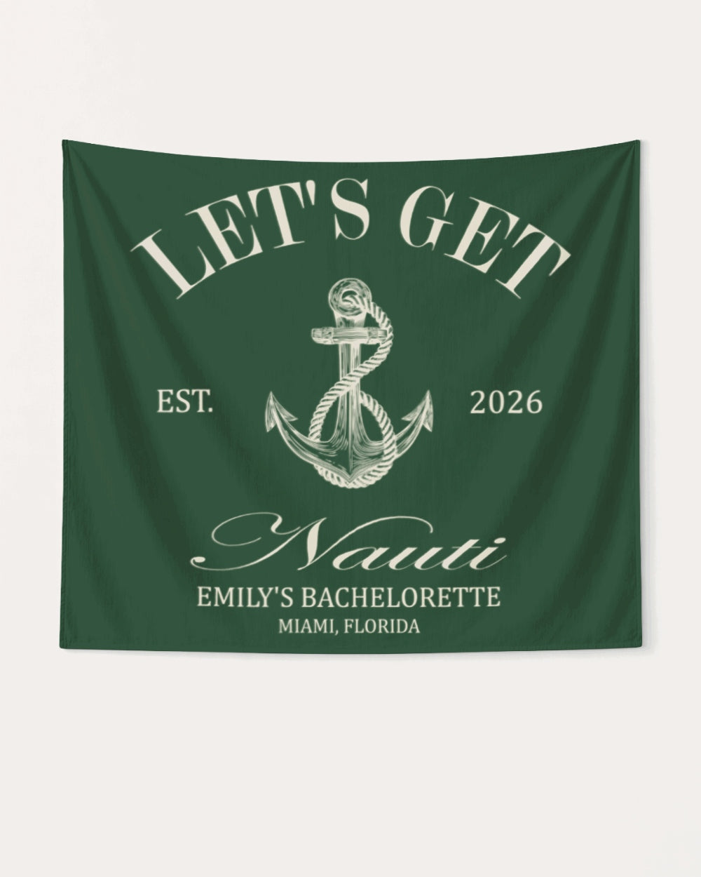 Let's Get Nauti Banner Hemp