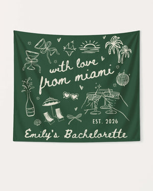 With Love from Miami Banner Hemp