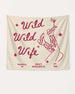 Bachelorette weekend party banner with Wild Wild Wife cowgirl and martini theme. Personalized with bride name, city, and year for the Nashville bach or any destination celebration.