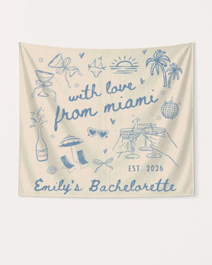 With Love from Miami Banner Ivory