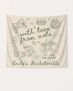 With Love from Nola Banner Ivory