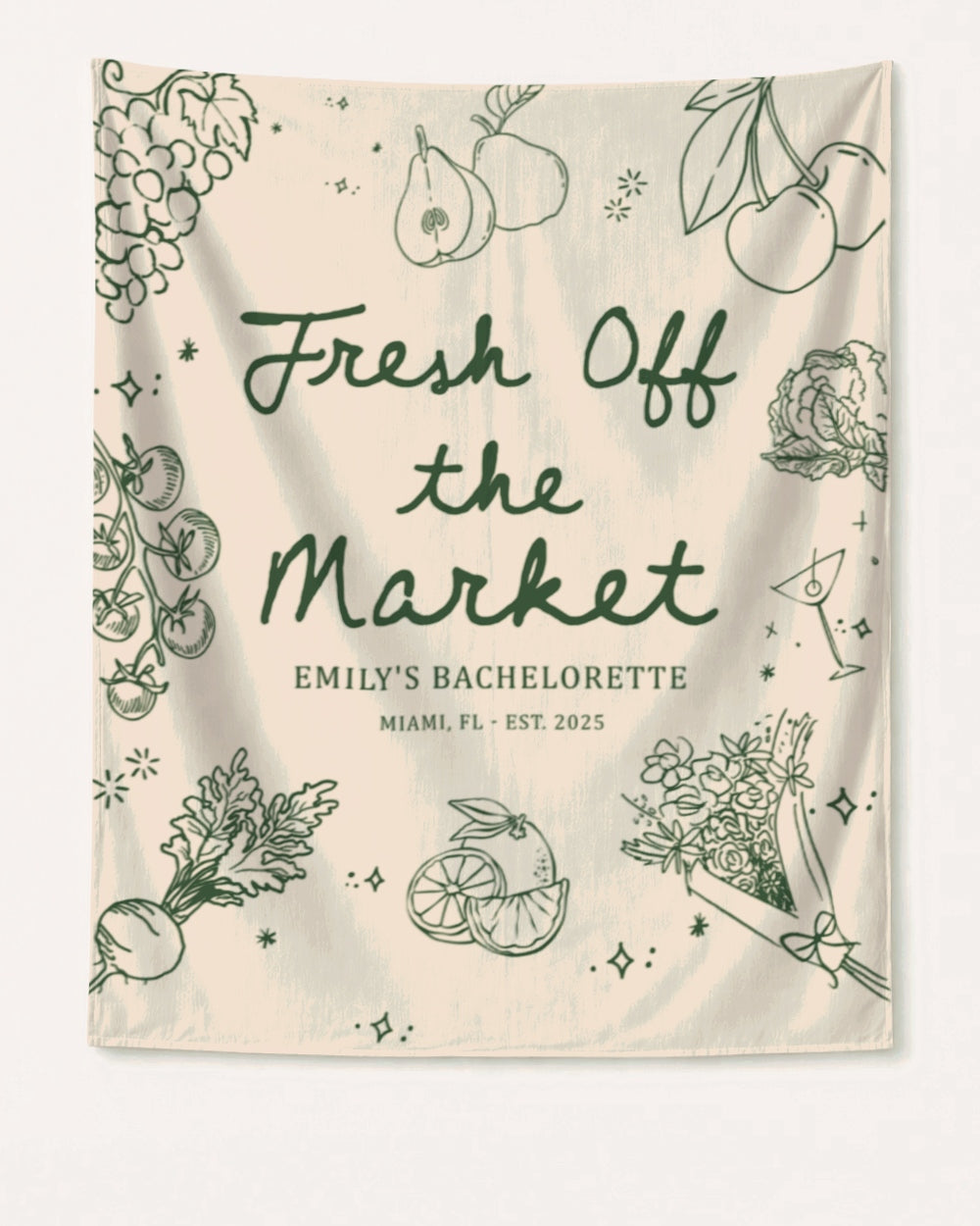 Fresh Off the Market Banner Ivory