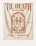 Til death do us party - Tarot-inspired Banner Ivory