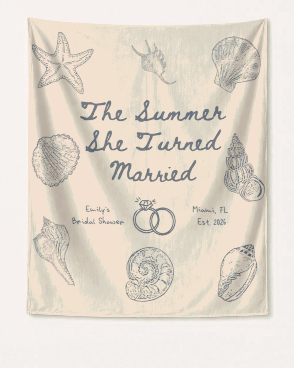 The Summer She Turned Married Banner Ivory
