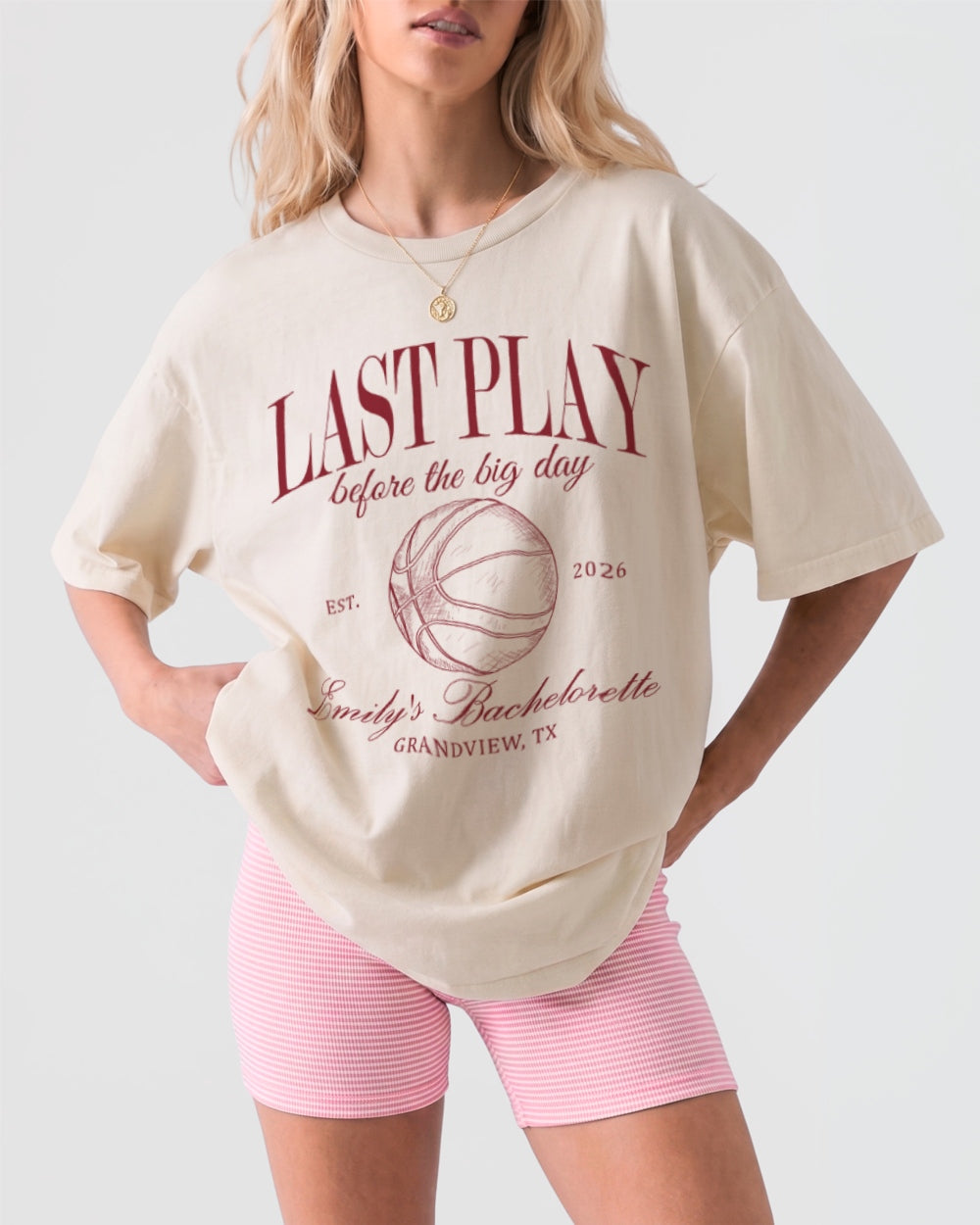 Last Play Before the Big Day - Basketball T-Shirt